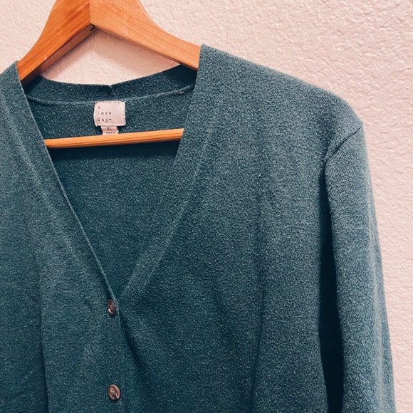 Forest Green Cardigan - Picture 3 of 4